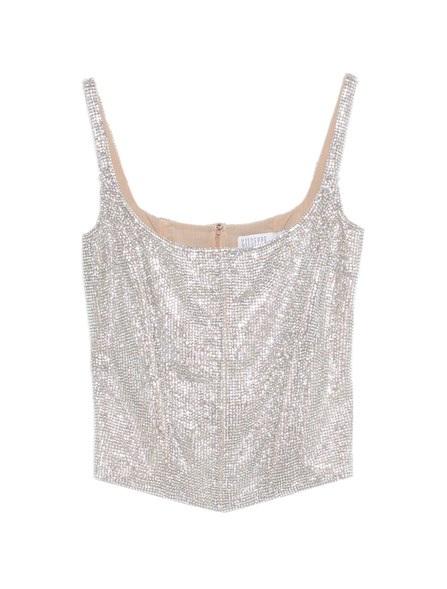GIUSEPPE DI MORABITO Bustier con micro strass
