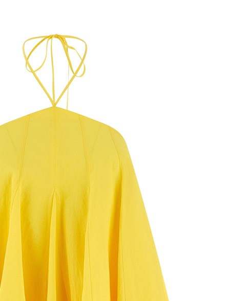 JACQUEMUS - Abito asimmetrico a trapezio.