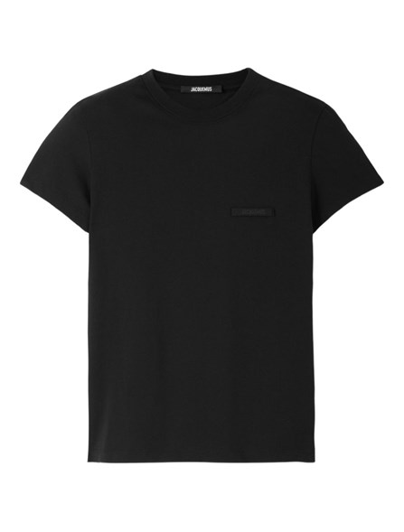 JACQUEMUS - Grosgrain T-shirt with logo