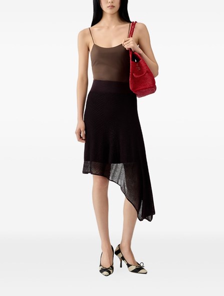 JACQUEMUS - Gonna asimmetrica in maglia