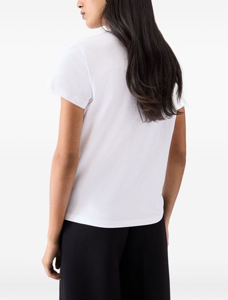 JACQUEMUS - Grosgrain T-shirt with logo 