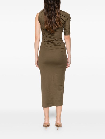 JACQUEMUS - Abito midi asimmetrico