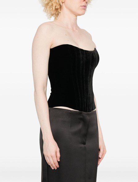 RAQUEL DINIZ - Velvet bustier