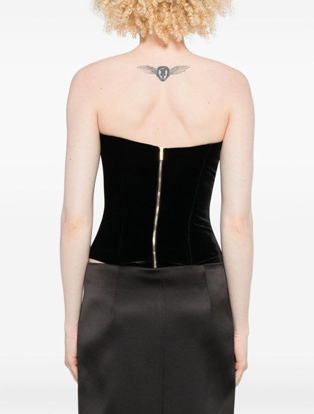 RAQUEL DINIZ - Velvet bustier