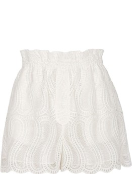 RAQUEL DINIZ - Shorts in pizzo
