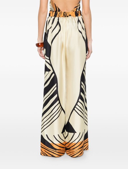 RAQUEL DINIZ - Pantaloni in seta