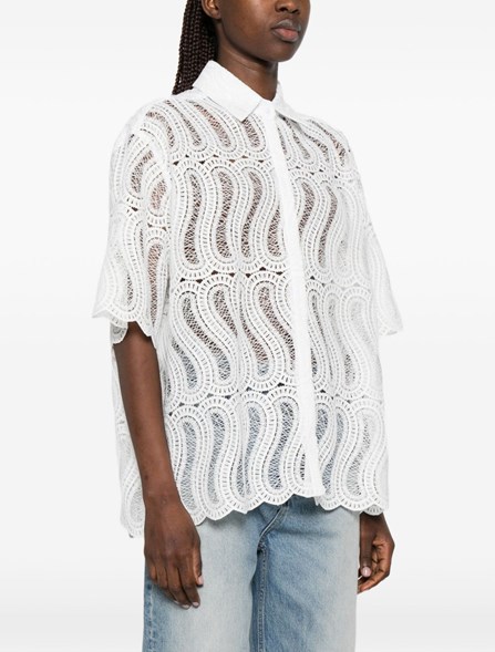 RAQUEL DINIZ - Camicia in pizzo