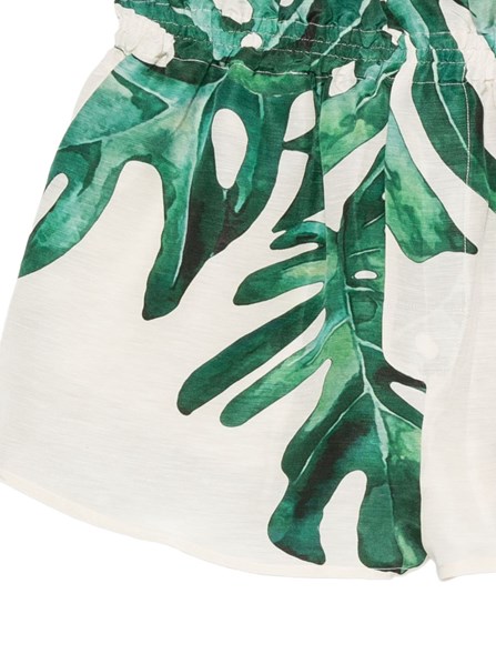 RAQUEL DINIZ - Linen and silk shorts