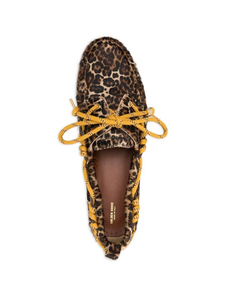 GOLDEN GOOSE DELUXE BRAND - ANIMALIER LOAFERS