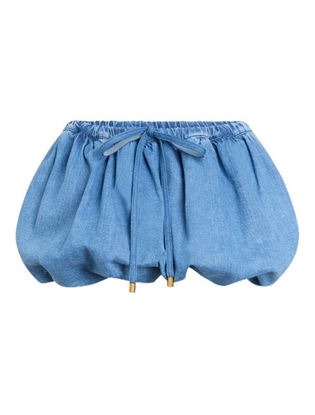 PATOU - Minigonna bloomer in denim