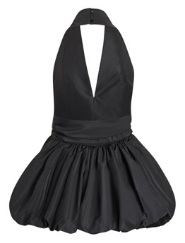 PATOU - Bloomer faille minidress 