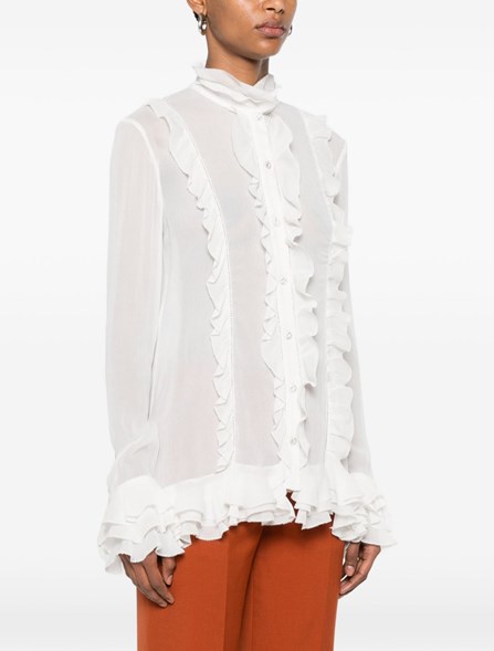 ALBERTA FERRETTI - Camicia con ruches