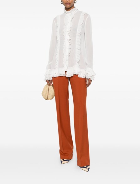 ALBERTA FERRETTI - Camicia con ruches