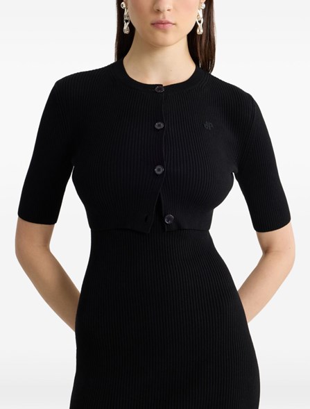 PATOU - Abito in misto cotone e faille riciclata