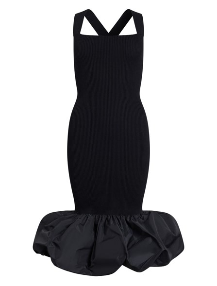 PATOU - Abito in misto cotone e faille riciclata