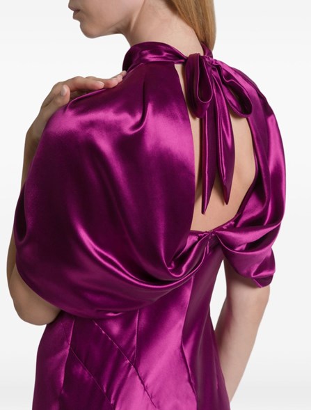 ALBERTA FERRETTI - Satin dress