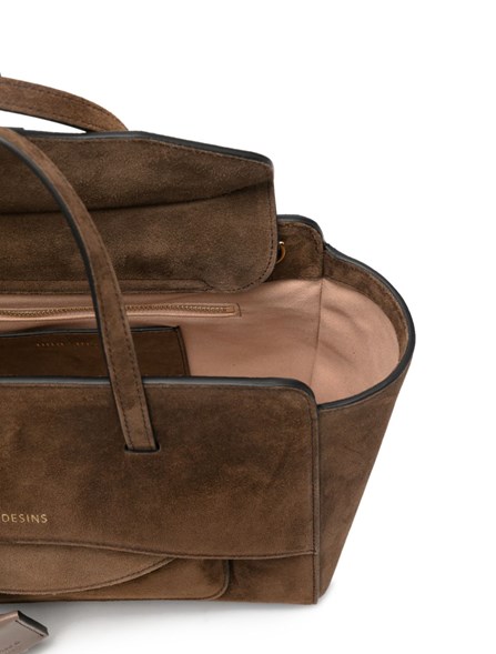 HIDESINS - 'Flap M' suede bag