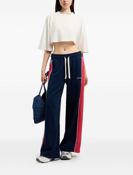 PALM ANGELS - Cotton cropped t-shirt