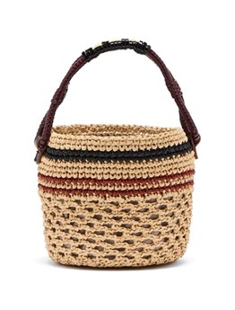 PLAN C - STRAW BUCKET BAG