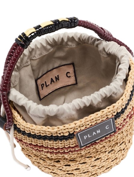 PLAN C - STRAW BUCKET BAG