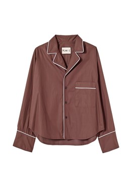 PLAN C - BOXY COTTON SHIRT