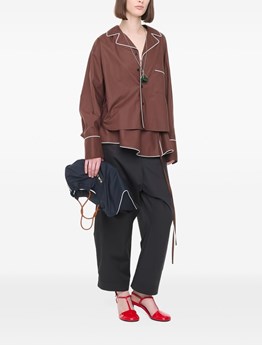 PLAN C - BOXY COTTON SHIRT