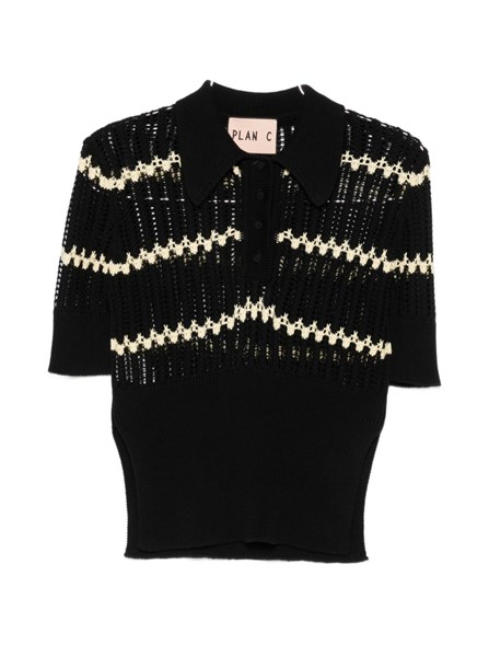 PLAN C - Polo traforata