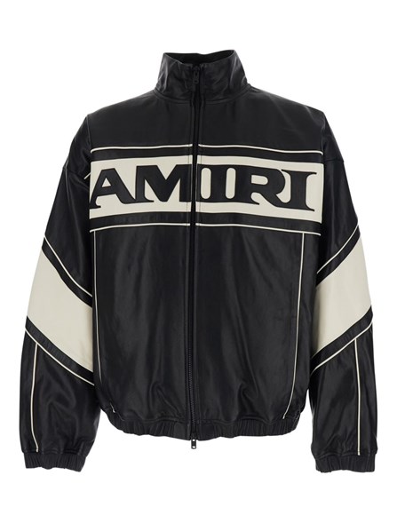AMIRI - LOGO LEATHER JACKET