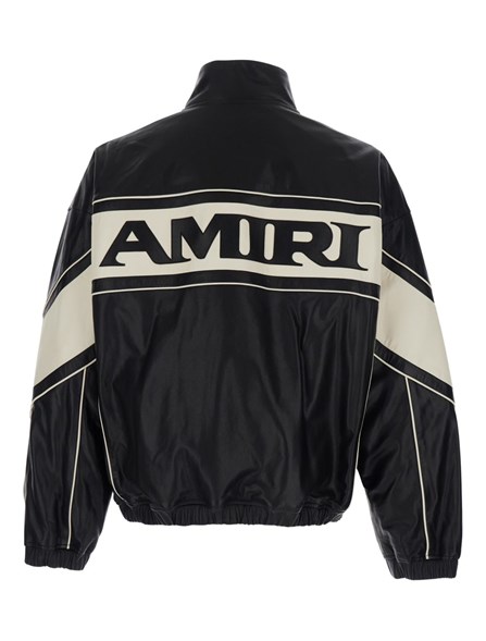 AMIRI - LOGO LEATHER JACKET