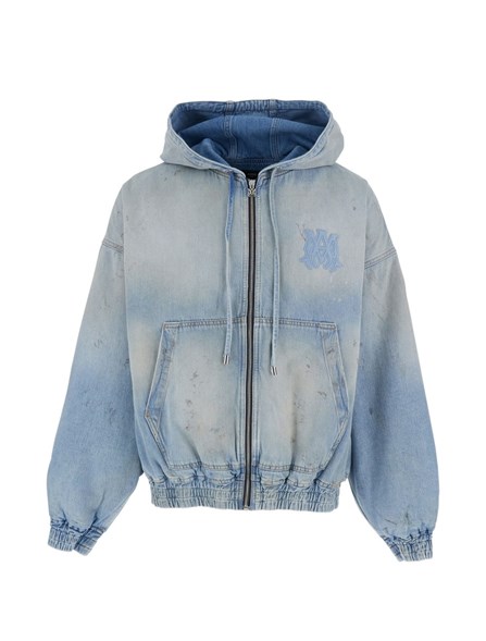 AMIRI GIACCA DENIM LOGO