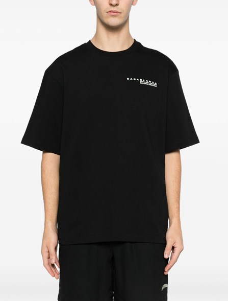 CASABLANCA - 'GLITCH ORCHID' T-SHIRT