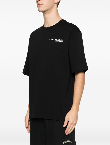 CASABLANCA - 'GLITCH ORCHID' T-SHIRT