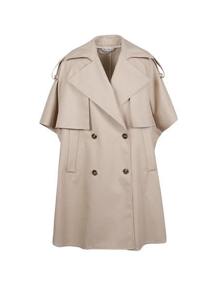 MAX MARA - Mantella in gabardina antigoccia