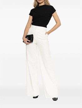 MAX MARA - Pantaloni in twill di cotone stretch