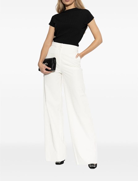 MAX MARA - Pantaloni in twill di cotone stretch