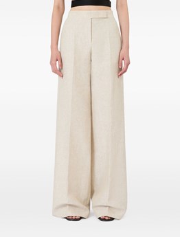 MAX MARA - Linen drill trousers