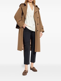 MAX MARA - Anti-drip gabardine trench coat