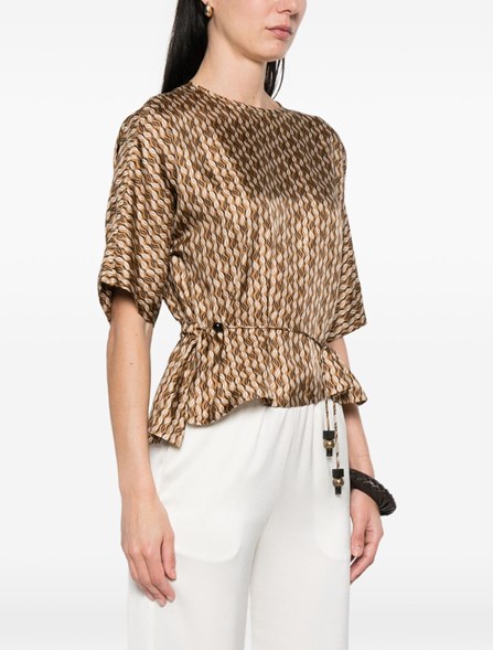 MAX MARA - Printed silk blouse