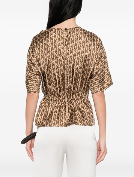 MAX MARA - Printed silk blouse