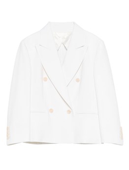 MAX MARA - Blazer crop in tela di lana