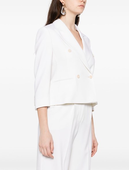MAX MARA - Blazer crop in tela di lana