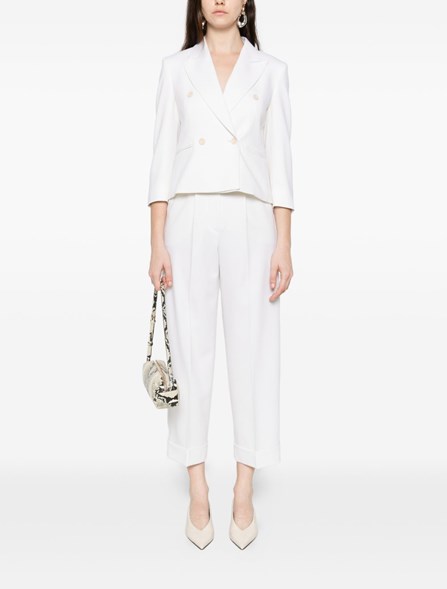 MAX MARA - Blazer crop in tela di lana