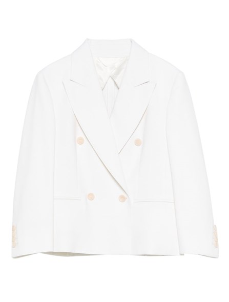 MAX MARA - Blazer crop in tela di lana