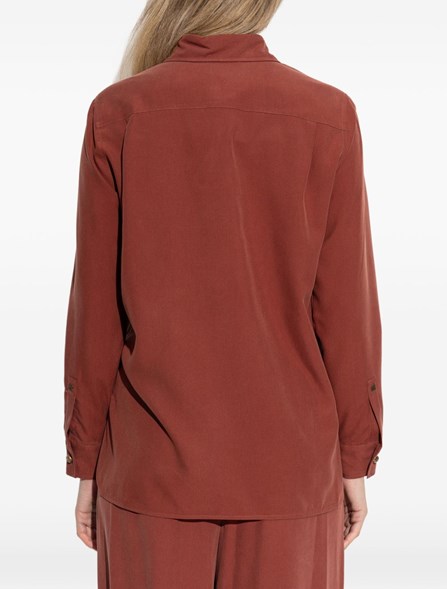 MAX MARA - Silk canvas shirt