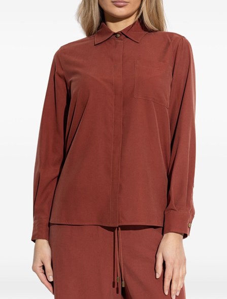MAX MARA - Silk canvas shirt