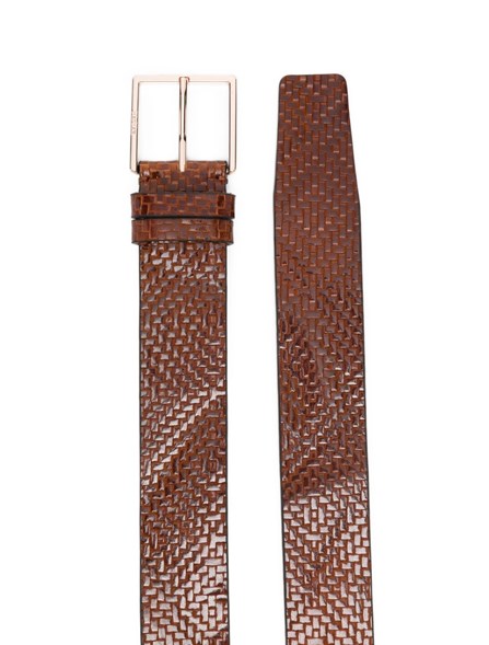 MAX MARA - Woven leather belt