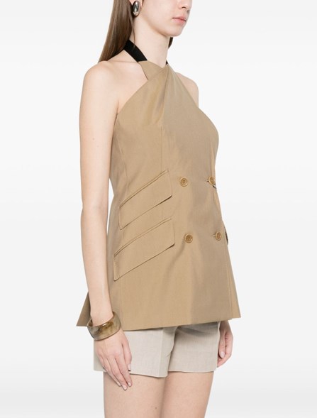 MAX MARA - Wool poplin top