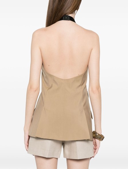 MAX MARA - Wool poplin top