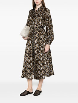 MAX MARA - Silk twill shirt dress