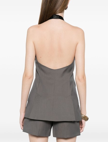 MAX MARA - Wool gabardine top